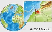 Physical Location Map of Tan-Tan