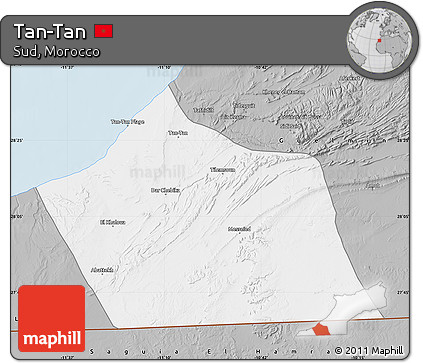 Gray Map of Tan-Tan
