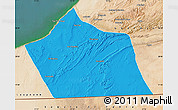 Political Map of Tan-Tan, satellite outside