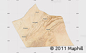 Satellite Map of Tan-Tan, cropped outside