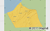 Savanna Style Map of Tan-Tan, single color outside