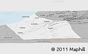 Gray Panoramic Map of Tan-Tan