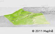 Physical Panoramic Map of Tan-Tan, lighten, desaturated
