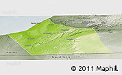 Physical Panoramic Map of Tan-Tan, semi-desaturated