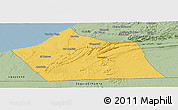 Savanna Style Panoramic Map of Tan-Tan