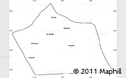 Blank Simple Map of Tan-Tan, cropped outside