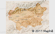 Satellite 3D Map of Taroudant, lighten