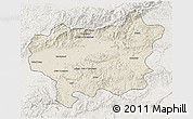 Shaded Relief 3D Map of Taroudant, lighten