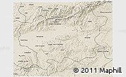 Shaded Relief 3D Map of Taroudant