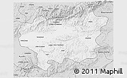 Silver Style 3D Map of Taroudant