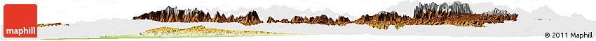 Physical Horizon Map of Taroudant, single color outside