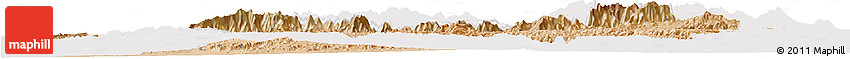 Satellite Horizon Map of Taroudant, cropped outside