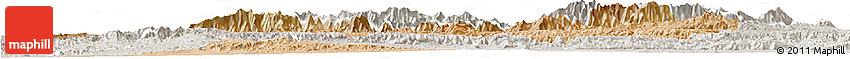 Satellite Horizon Map of Taroudant, lighten, semi-desaturated