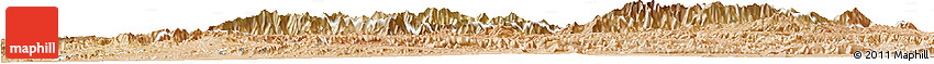 Satellite Horizon Map of Taroudant