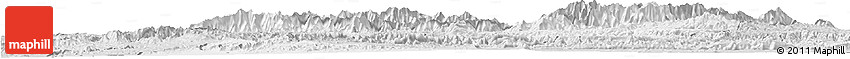 Silver Style Horizon Map of Taroudant