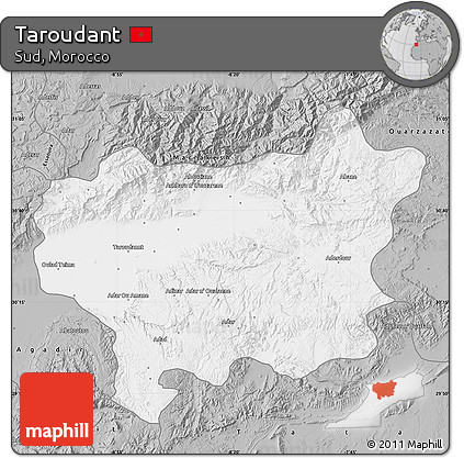 Gray Map of Taroudant