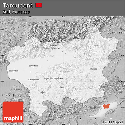 Gray Map of Taroudant