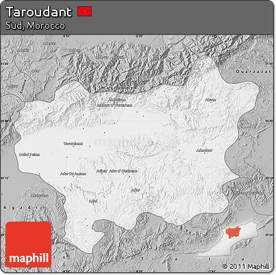 Gray Map of Taroudant