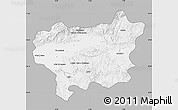 Gray Map of Taroudant, single color outside