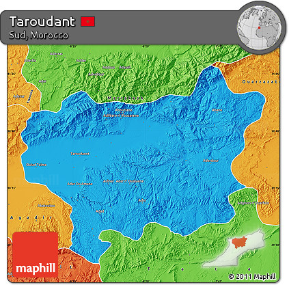 Political Map of Taroudant