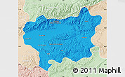 Political Map of Taroudant, lighten