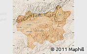 Satellite Map of Taroudant, lighten