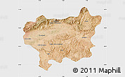 Satellite Map of Taroudant, single color outside