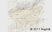 Shaded Relief Map of Taroudant, lighten
