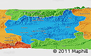 Political Panoramic Map of Taroudant