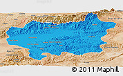 Political Panoramic Map of Taroudant, satellite outside