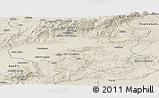 Shaded Relief Panoramic Map of Taroudant