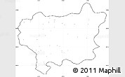 Blank Simple Map of Taroudant, cropped outside, no labels