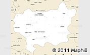 Classic Style Simple Map of Taroudant