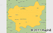 Savanna Style Simple Map of Taroudant