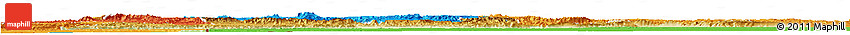 Physical Horizon Map of Tata, political outside