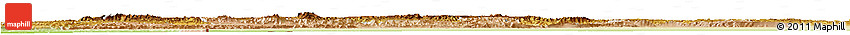 Satellite Horizon Map of Tata, physical outside