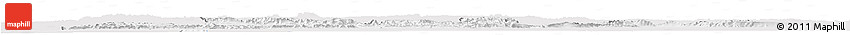 Silver Style Horizon Map of Tata, single color outside