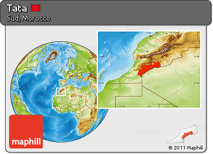 Physical Location Map of Tata