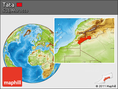 Physical Location Map of Tata
