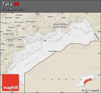 Classic Style Map of Tata