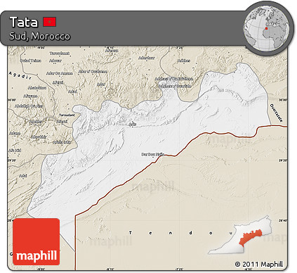 Classic Style Map of Tata