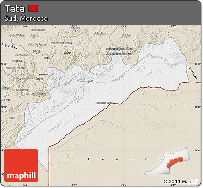 Classic Style Map of Tata