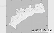 Gray Map of Tata, single color outside