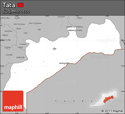 Gray Simple Map of Tata