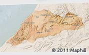 Satellite 3D Map of Tiznit, lighten