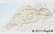 Shaded Relief 3D Map of Tiznit, lighten