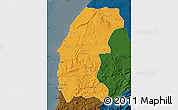 Political Map of Essaouira, darken