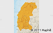 Political Map of Essaouira, shaded relief outside