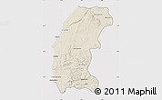 Shaded Relief Map of Essaouira, cropped outside