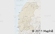 Shaded Relief Map of Essaouira, lighten